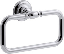 K-72571-CP Artifacts Towel Ring, Polished Chrome