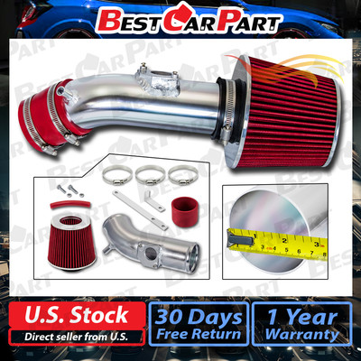 #ad #ad BCP RED For 2010 2012 Mazda3 3 2.5 2.5L L4 Racing Ram Air Intake Kit Filter $519.99