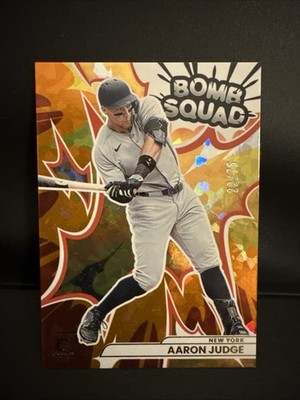 Yankees - 2026 Donruss MLB - Aaron Judge Bomb Squad Orange Ice /75