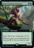 1 x Leaf-Crowned Visionary - Extended Art - Dominaria United - NM-Mint - MTG