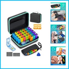 Elegant 31-Day Monthly Pill Organizer with Portable Hard Shell   Travel Ready 