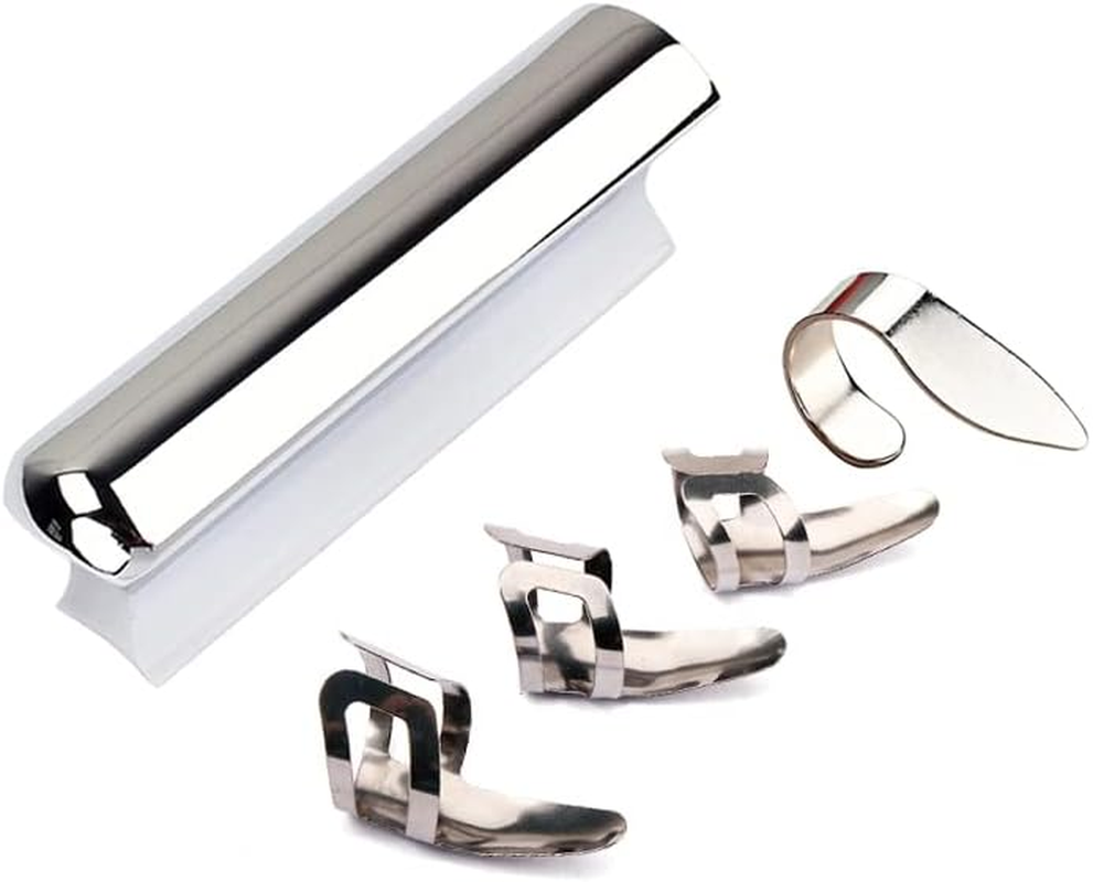 Guitar Slide Steel Stainless Tone Bar for Hawaiian Guitar Lap Steel Guitar, Elec