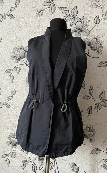 Women Brunello Cucinelli Vest Navy Polyester 36 /
