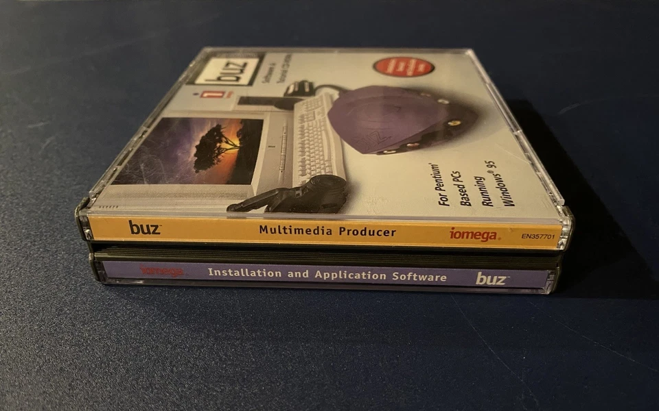 IOMega Buz Multimedia Producer CD-ROMs Installation & Applications Software Only - Image 3 of 4