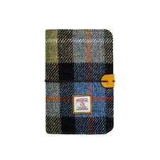 Harris Tweed Wool Fabric Soft Cover Refillable Binder - 6 Ring, 80 Pages for ...