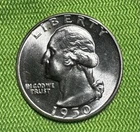 1950 Washington Silver Quarter - Uncirculated - BU/MS - Washington- Silver - 25c