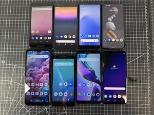 Lot of 8 Assorted Android Smartphones - Tested Working