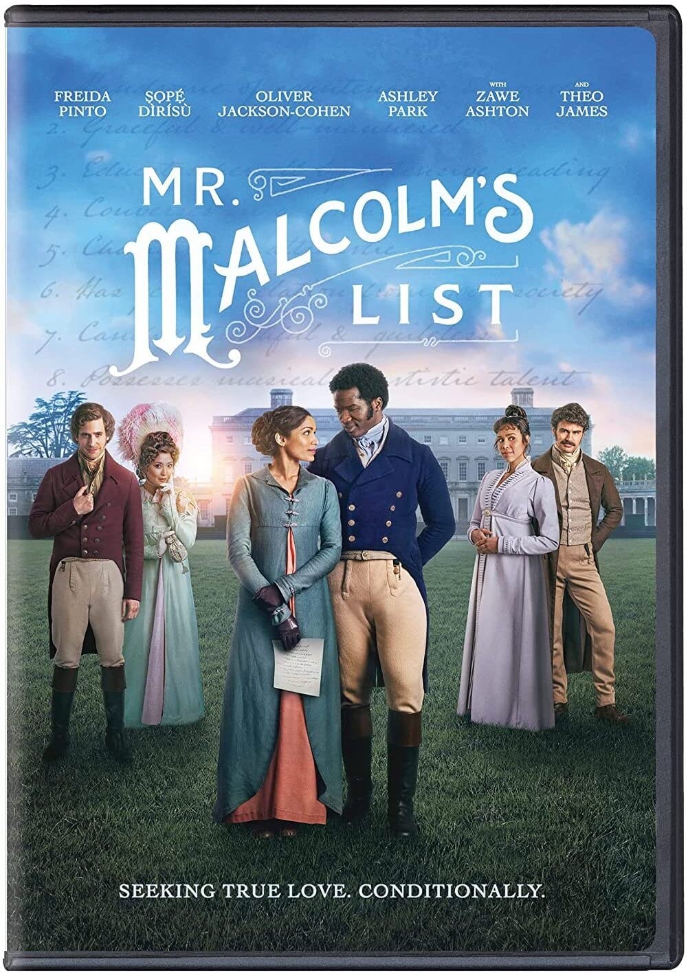 Mr. Malcolm's List (DVD) Sope Dirisu Ashley Park Freida Pinto Zawe Ashton