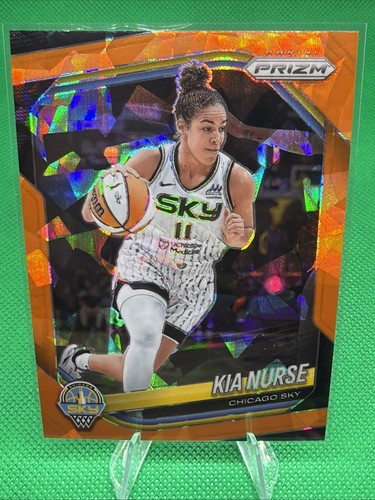 Panini 2025 Prizm WNBA Orange Cracked Ice Kia Nurse #24 Chicago Sky