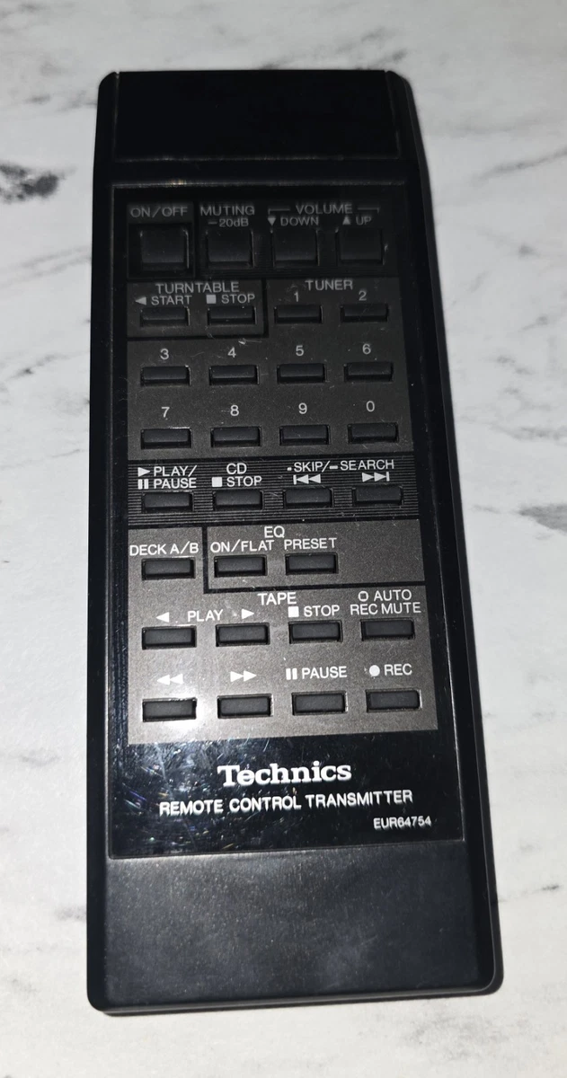 Sistema de control remoto HiFi genuino Technics EUR64754 ST-X990L SU-X950 RS-X950