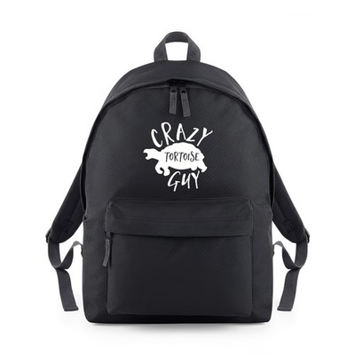 Crazy Tortoise Guy Tiere Rucksack Backpack Study Bag