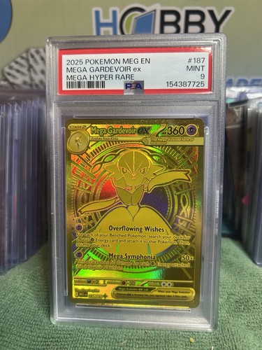 2025 Pokemon MEG EN Mega Gardevoir ex Mega Hyper Rare #187