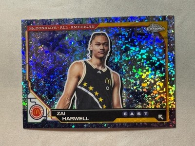 2025 Topps Chrome Mcdonald's All-American McFlurry Refractor Zai Harwell #43