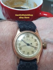 Reloj suizo años 40 MIDO LIMITED MULTIFORT 0369 muy raro recién reparado