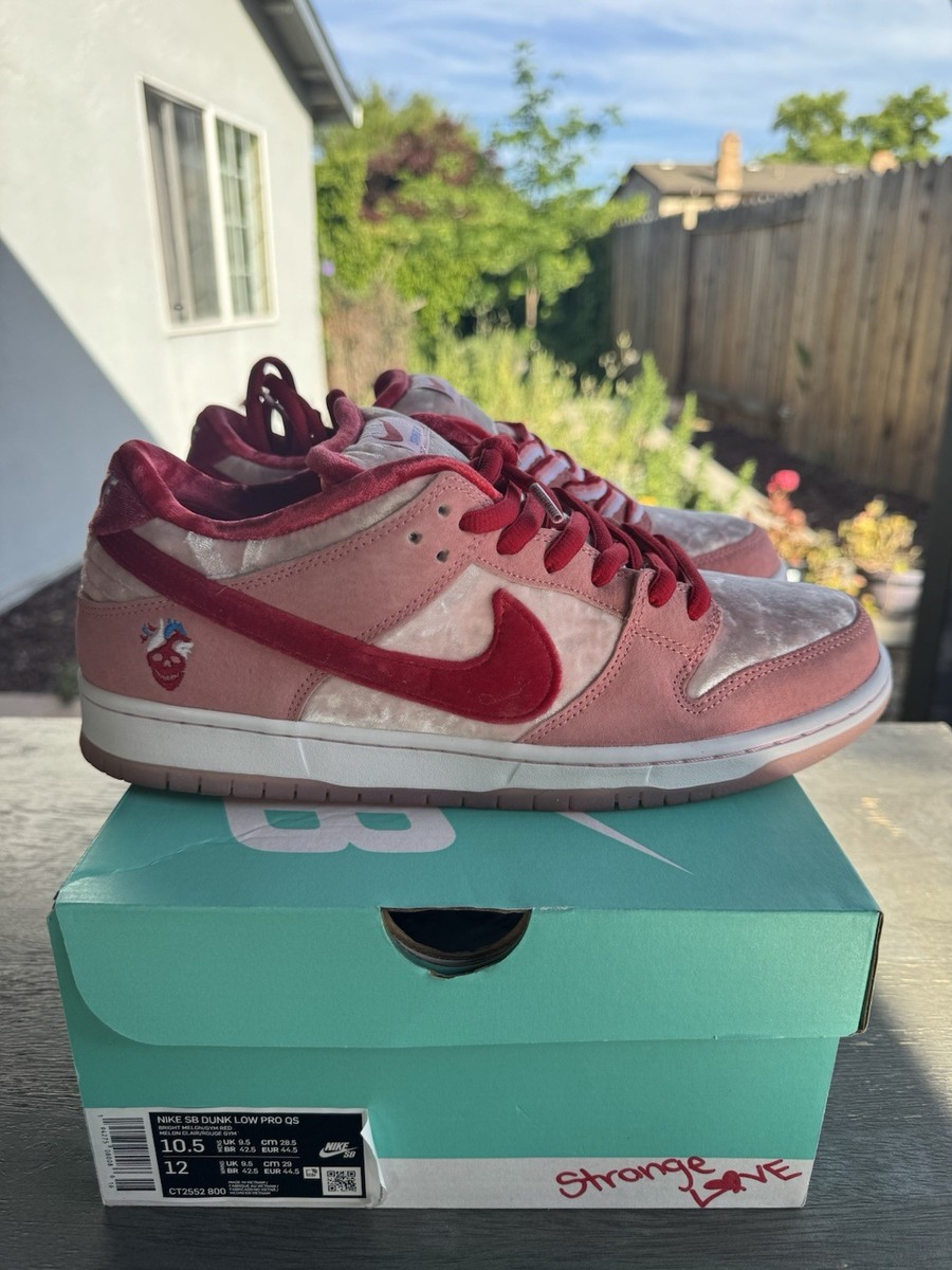 Size 10.5 Nike Dunk Low SB x StrangeLove Valentines Day SPECIAL