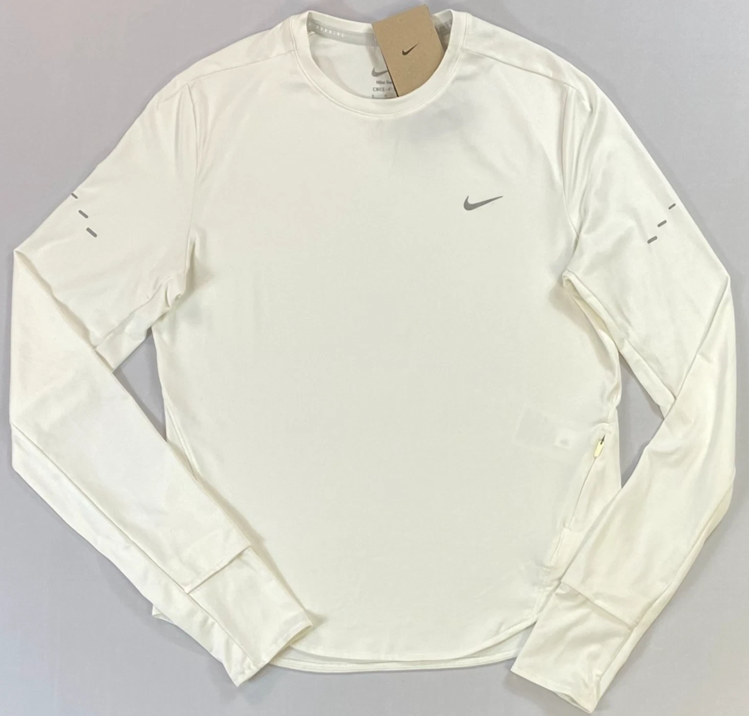 Women's Nike Dri-FIT Swift Running Long Sleeve Shirt White HQ0503-133