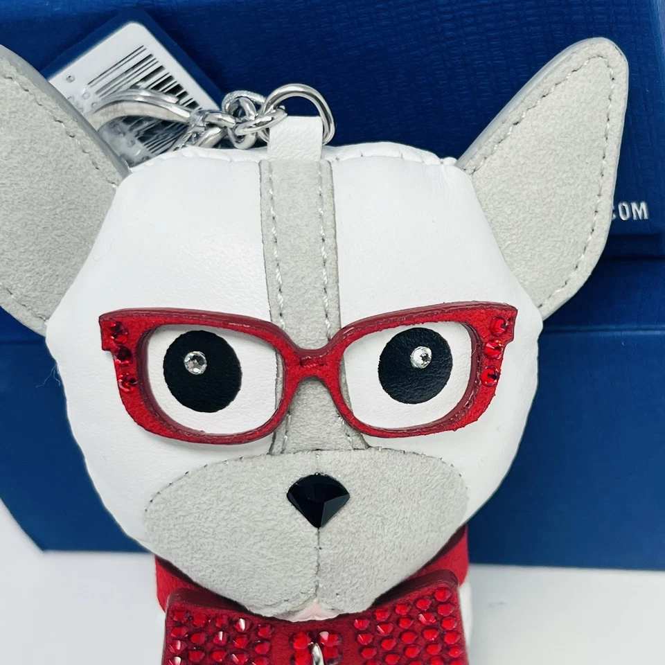 Llavero Swarovski Cristal Bruno Bulldog Francés Bolso Charm 5352911 Sin usar, en caja Foto 4 de 4