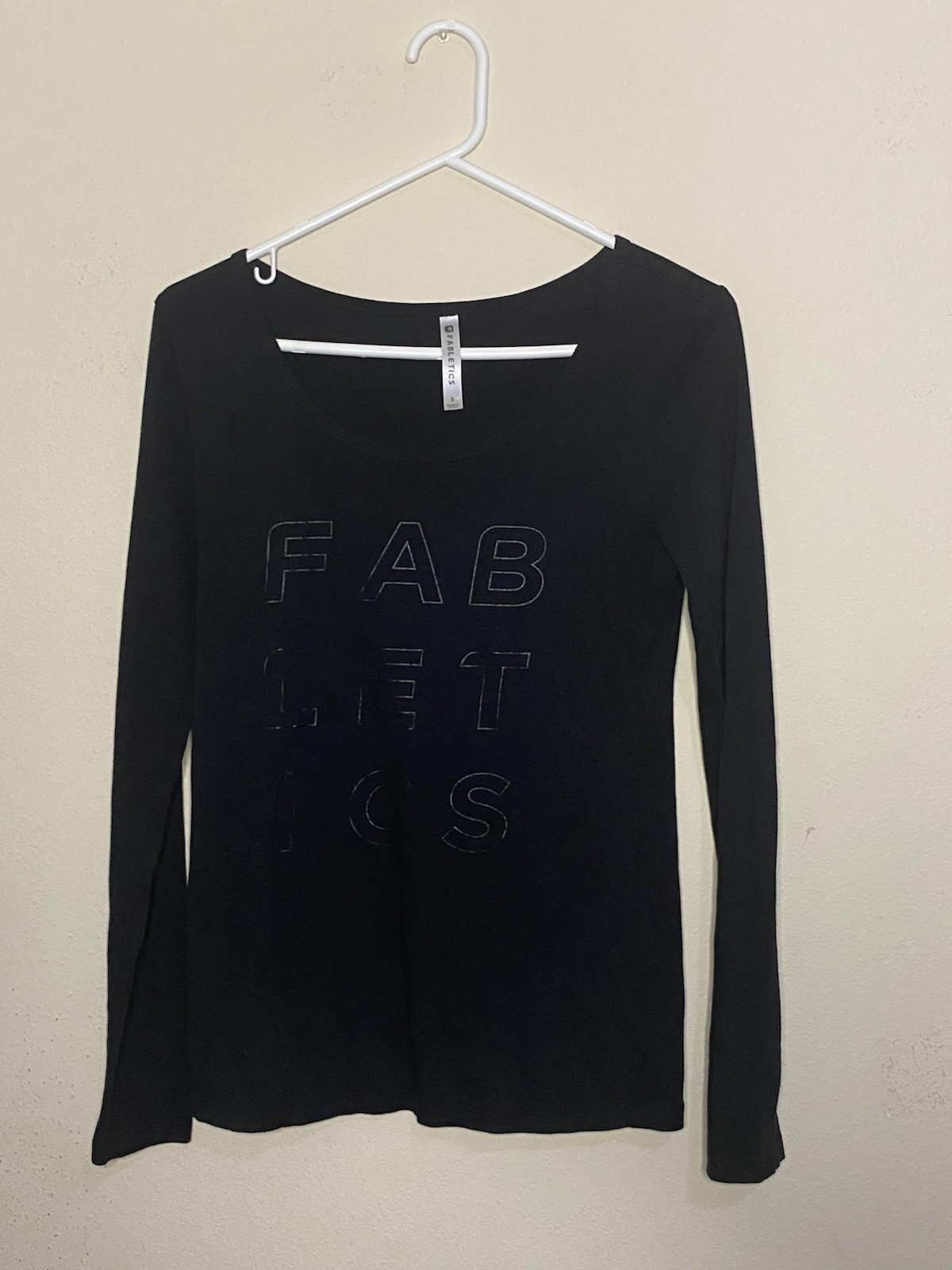 Fabletics Small Women's Solid Black Workout Long … - image 1