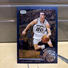 2002-03 Emanuel Manu Ginobili Topps Chrome #124 Rookie Card RC Basketball. rookie card picture