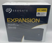 New - Seagate Expansion External Drive 12TB (SRD0NF2) Black - Sealed