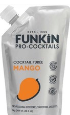 FUNKIN Mango Puree Cocktail Mixer | Made with Real Fruit | Fresh Fruit 