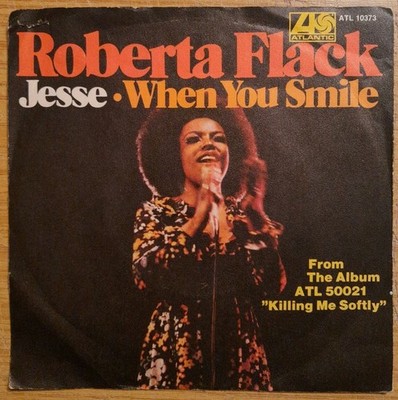 Vinyl Single Roberta Flack - Jesse Atlantic 1973 Vinyl VG+++