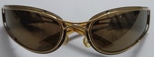 CHRISTIAN DIOR TRAILER PARK 41C Galliano Era Gold/Brown VINTAGE SUNGLASSES