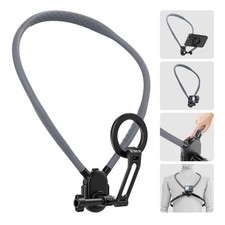 Magnetic Neck Holder, Neck Mount for Cell Hands POV/Vlog Selfie Mount with Ch...