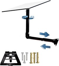 Starlink Gen 3 Adjustable Mount 26 Inch Heavy Duty Wall Eaves Bracket Aluminum