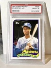 1989 Topps Traded Ken Griffey, Jr. 41T RC Rookie Seattle Mariners PSA 8