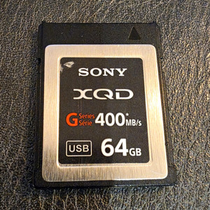 Sony XQD G Series 64GB Memory Card 400MB/s High Speed QD-G64F