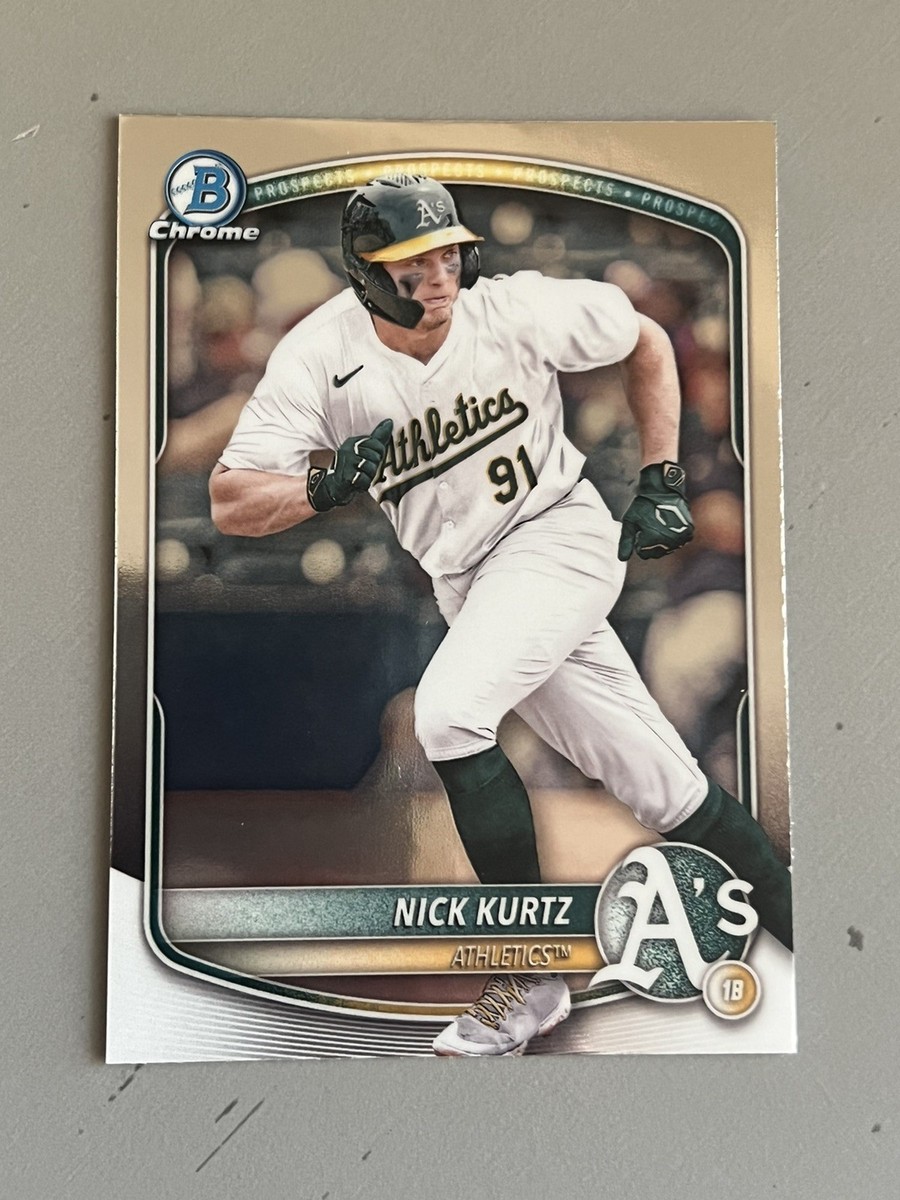 2025 Bowman Chrome Nick Kurtz Prospects #BCP-114 Athletics ? | eBay