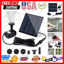 Solar Fountain Pump Kit with Separate Solar Panel, 1.8 W Upgraded Solar Water...