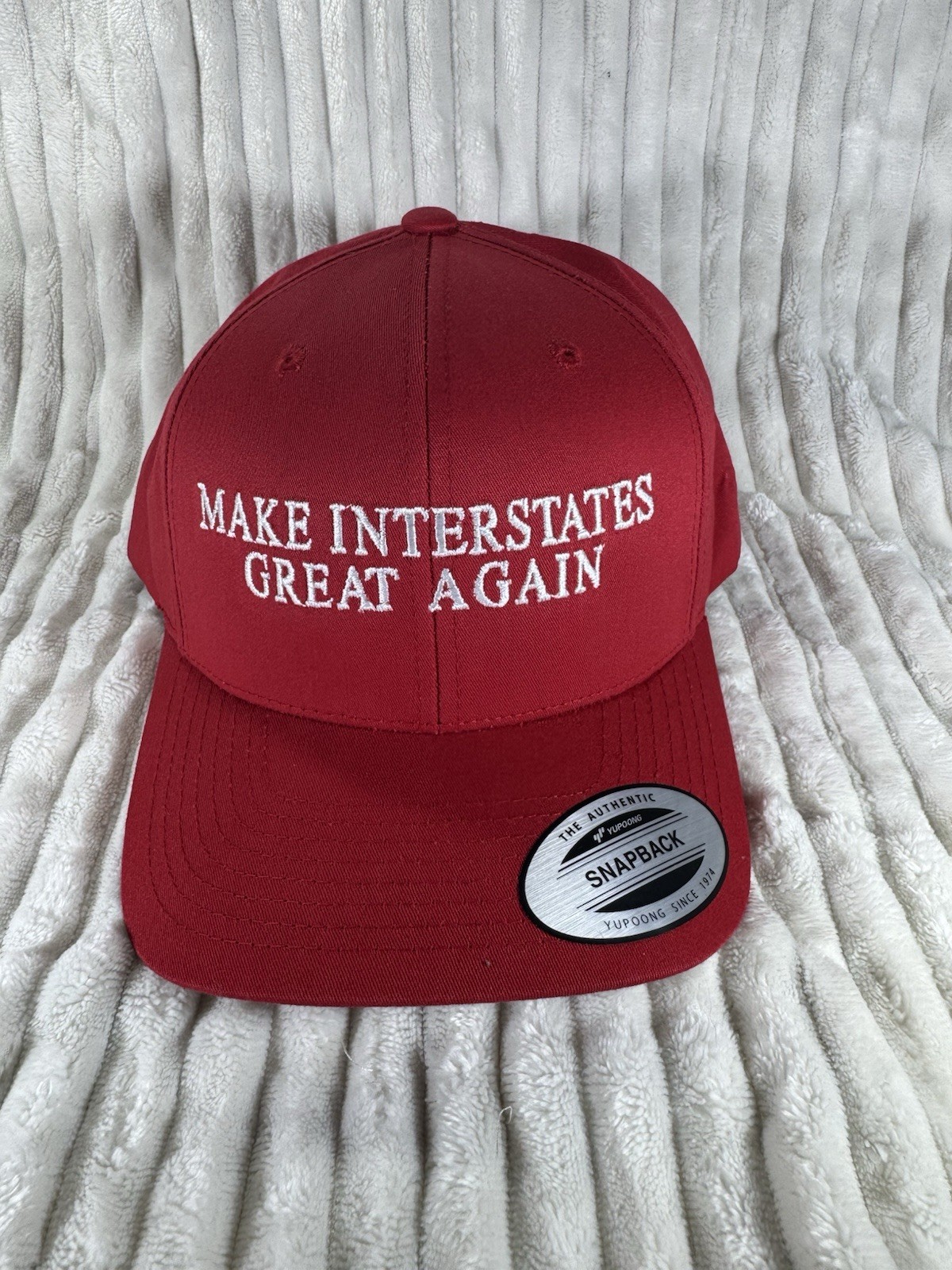 Department of Transportation Trade Show Make Interstates Great Again Red Hat NWT