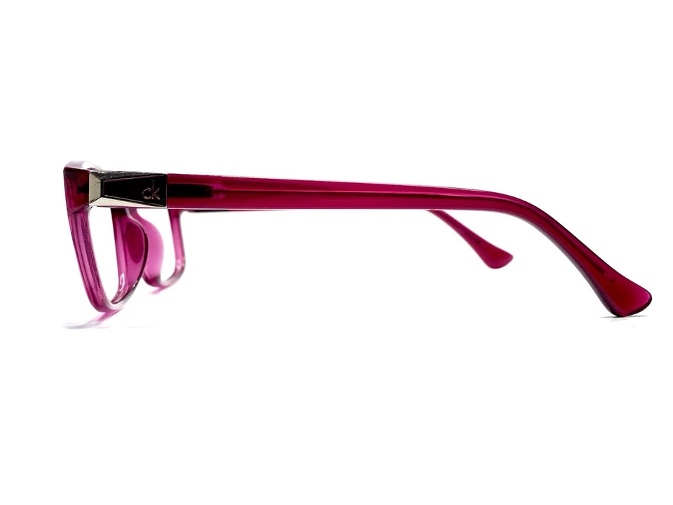 Gafas rectangulares transparentes magenta rojas Calvin Klein CK5861 611 53 17 135 Foto 3 de 4