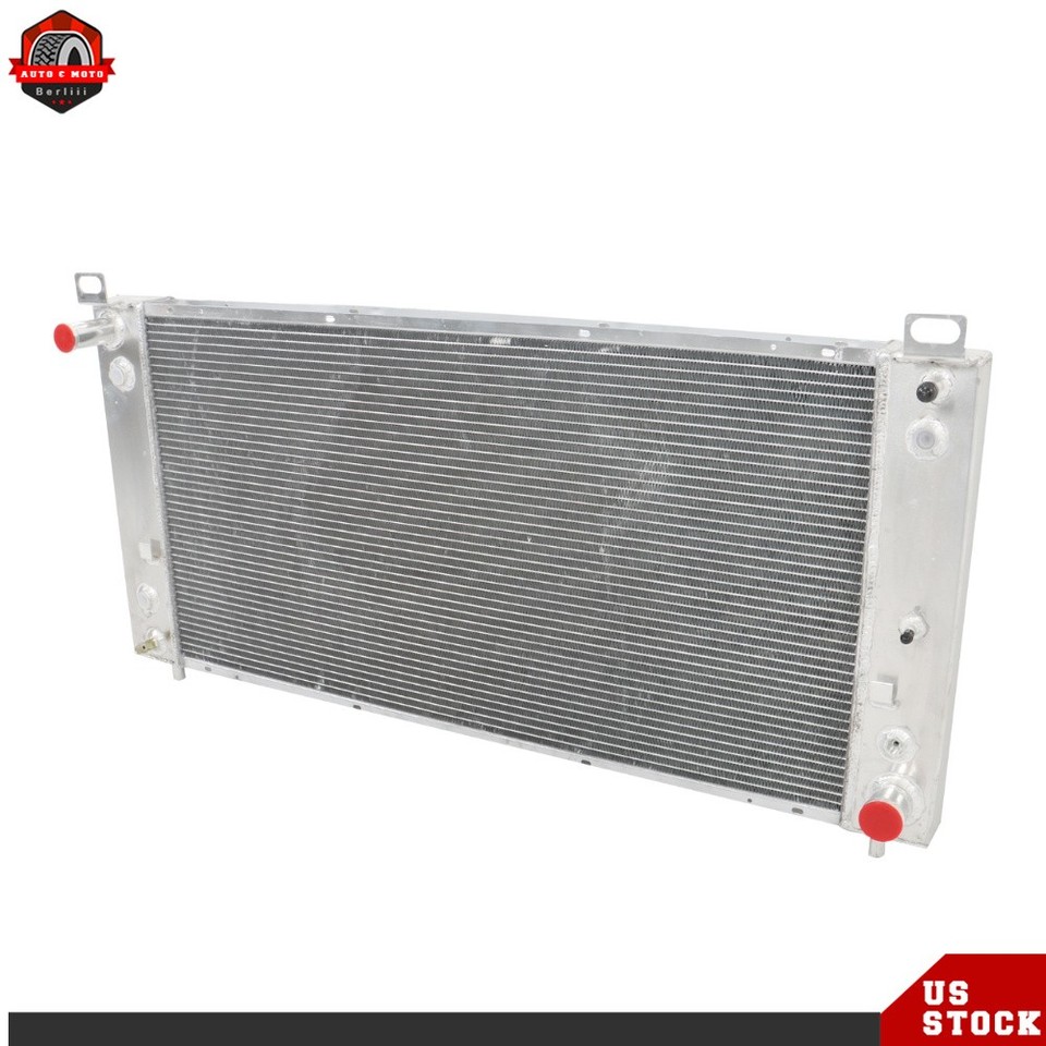 3 Row Radiator CU2370 For Chevy Silverado 1500 2500 Suburban 4.8L 5.3L ...