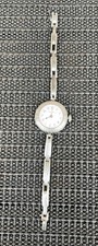 Vintage Lady Racine .935 Hallmarked Silver Womens 7j Gallet Watch For Repair