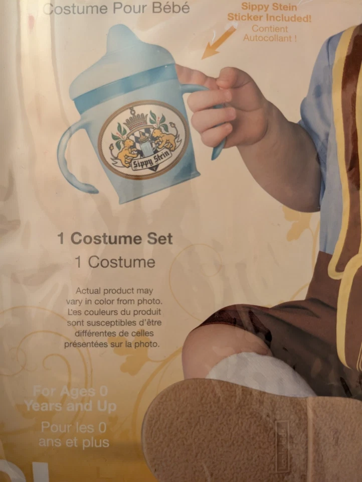 Disfraz Oktoberfest bebé pantalones de cuero pequeños bebé 6-12 meses Foto 2 de 2