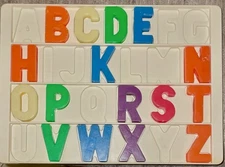 1 One Letter Vintage Fisher Price Magnet Alphabet School House Desk Replacement