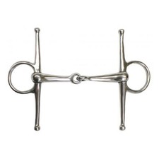 Western or English Saddle Horse Stainless Steel 5" Mouth Full Cheek Snaffle Bit