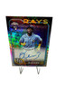 Osleivis Basabe 2024 Topps Chrome Logofractor Auto RC #RCA-OB Rays