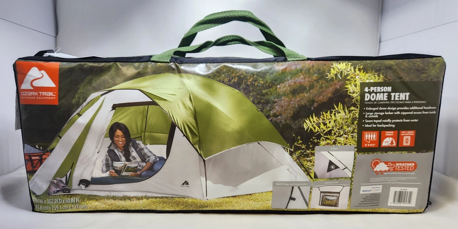 Ozark Trail 4-Person Dome Tent (96 x 102 x 50) – New in Bag
Opens in a new window or tab