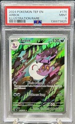 Arbok 176/162 Temporal Forces Illustration Rare Holo