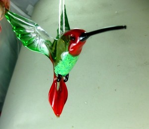 Blown Glass Hummingbird | eBay