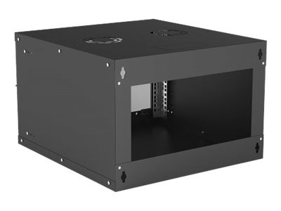 Intellinet Wandverteiler 19'' 6 HE 540x560 Flatpack schwarz Rack-Modul 6 Schwarz