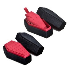 Coffin Shape Jewelry Display Box Portable Jewelry Organizer Box Trinket Box