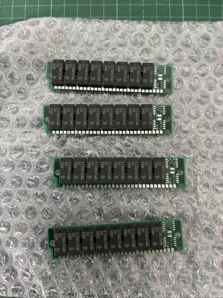 Samsung KMM581000C-8 1MB 30 Pin SIMM X4 - Image 3 of 4