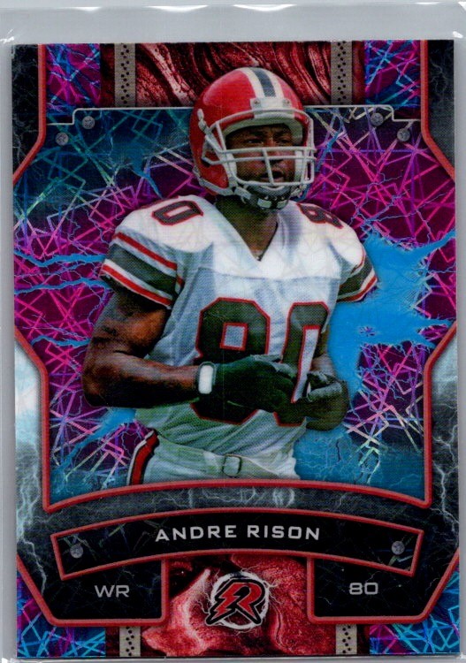 2024 Topps Resurgence #2 Andre Rison Sky Blue & Pink Shock