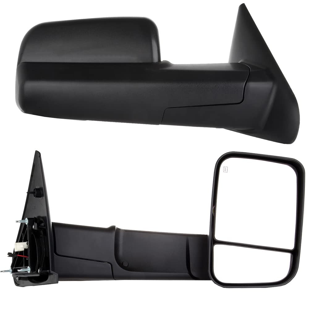 Towing Mirrors Compatible With 02-2008 For Dodge For Ram 1500 Truck