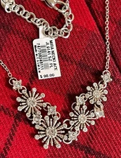 Brighton MIRA Holiday Snowflake Necklace NWT